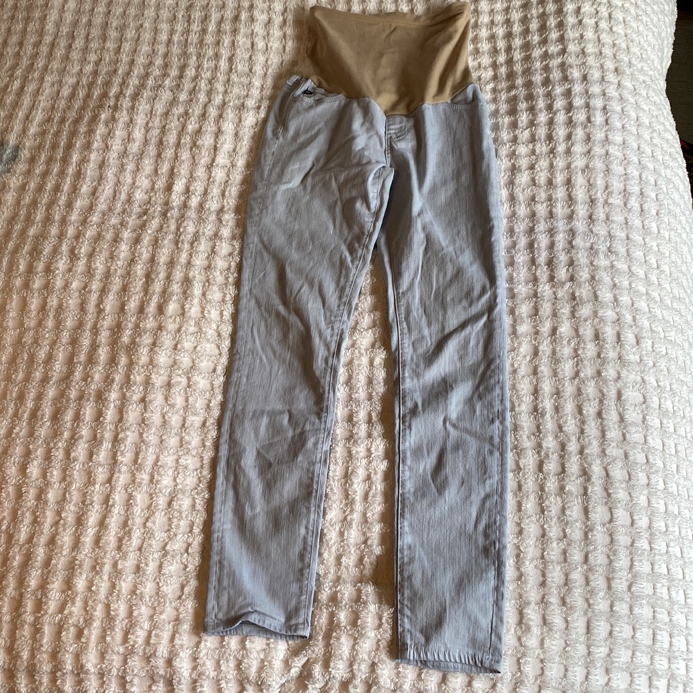 AG Adriano Goldschmied Baby Blue Maternity Jeans sz 27 - Picture 6 of 6